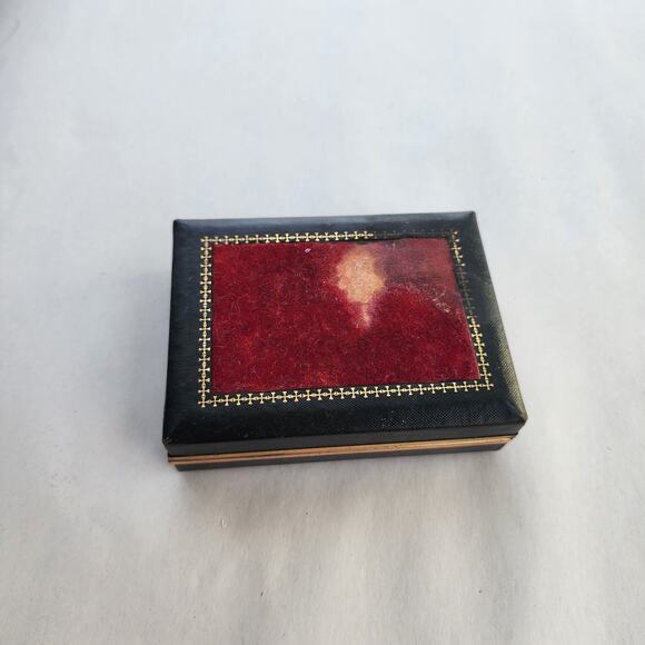 SWANK Vtg Cuff Link Vintage Cufflinks Men's Pair Men's Jewel Brown Cat's Eye New - Picture 6 of 8